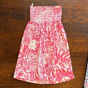 Lilly Pulitzer Pink Patterned Kids Skirt